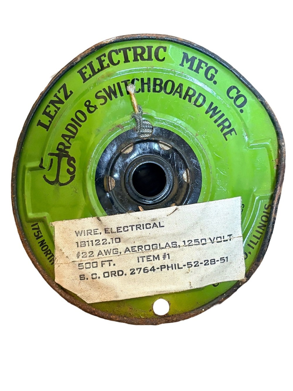 Rare Lenz Electric 1950 Speaker Radio Battery Wire 22 AWD Military Grade 200 FT